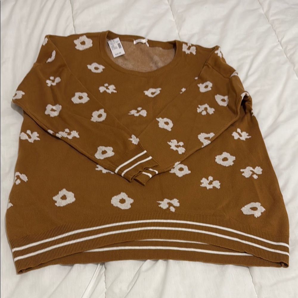 Maurices Tan Knit Sweater NWT